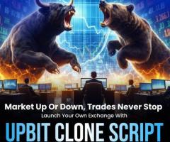 Market Up or Down, Trades Never Stop – Launch Your Own Exchange with Upbit Clone Script