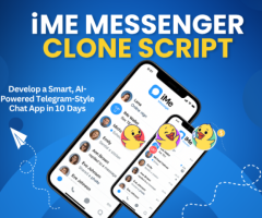 iME Messenger Clone Script -  Develop a AI-Powered Telegram-Style Chat App in 10 Days