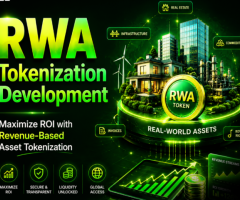 RWA Tokenization Development — Maximize ROI with Revenue-Based Asset Tokenization